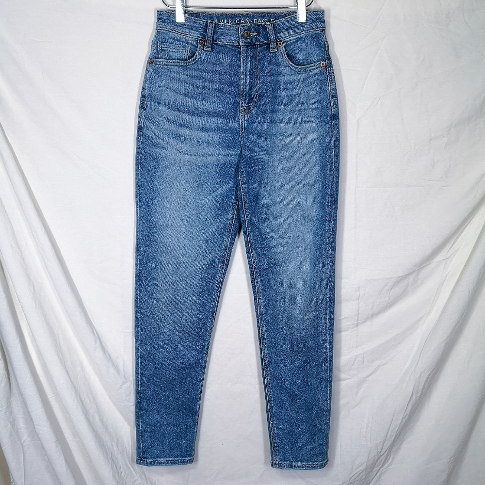 American Eagle Stretch Medium Wash Size 0